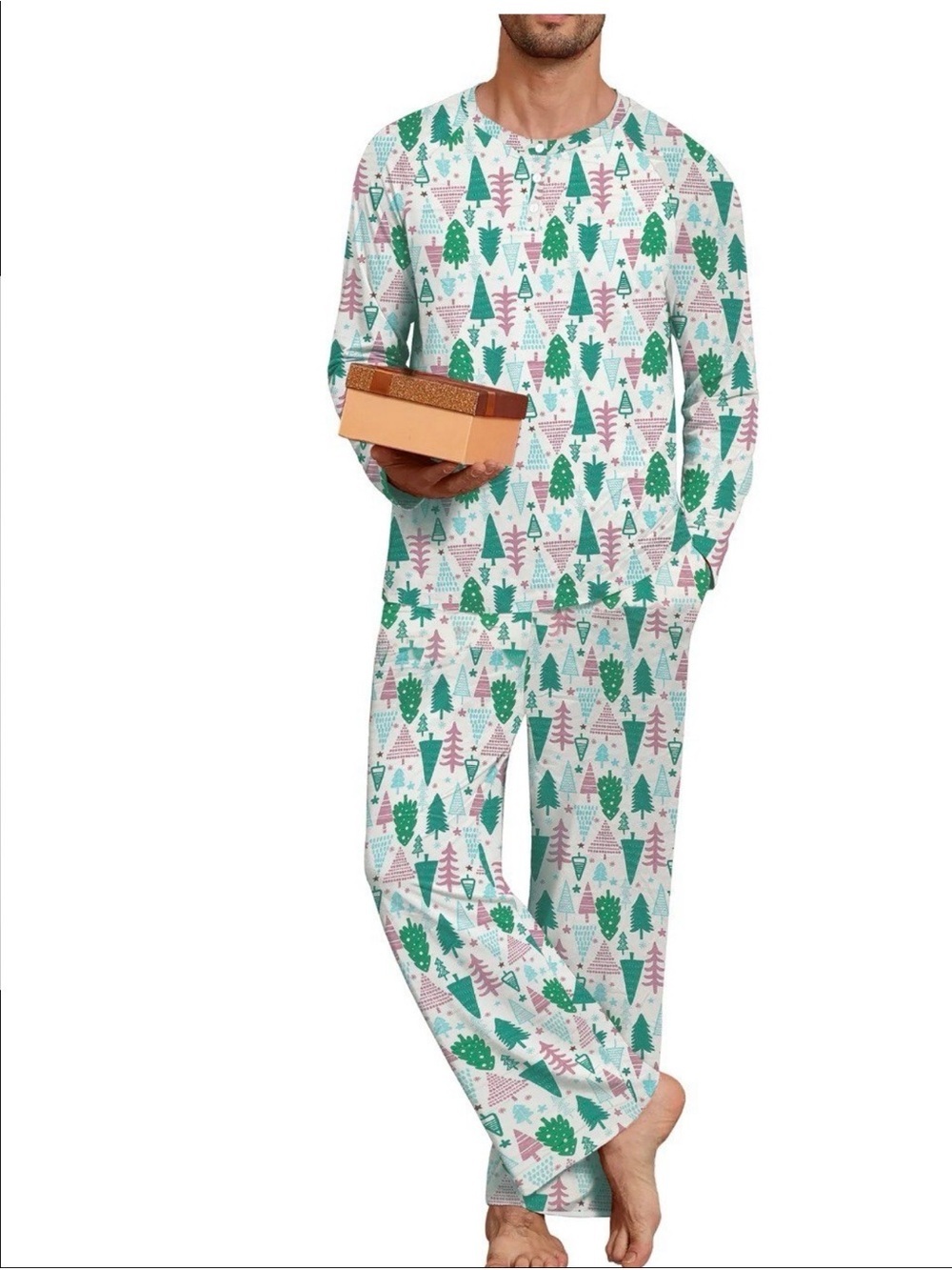 Mintreus men’s 2-piece pajama set in size Large